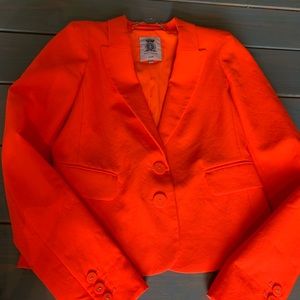 Small Juicy Couture tangerine blazer